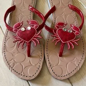 Coach hotsell crab sandals